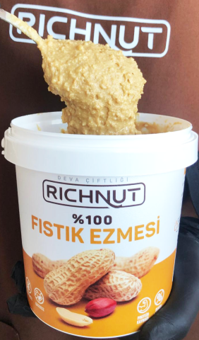 2 Kg Şekersiz Katkısız %100 Fıstık Ezmesi (2 X 1000 GR)