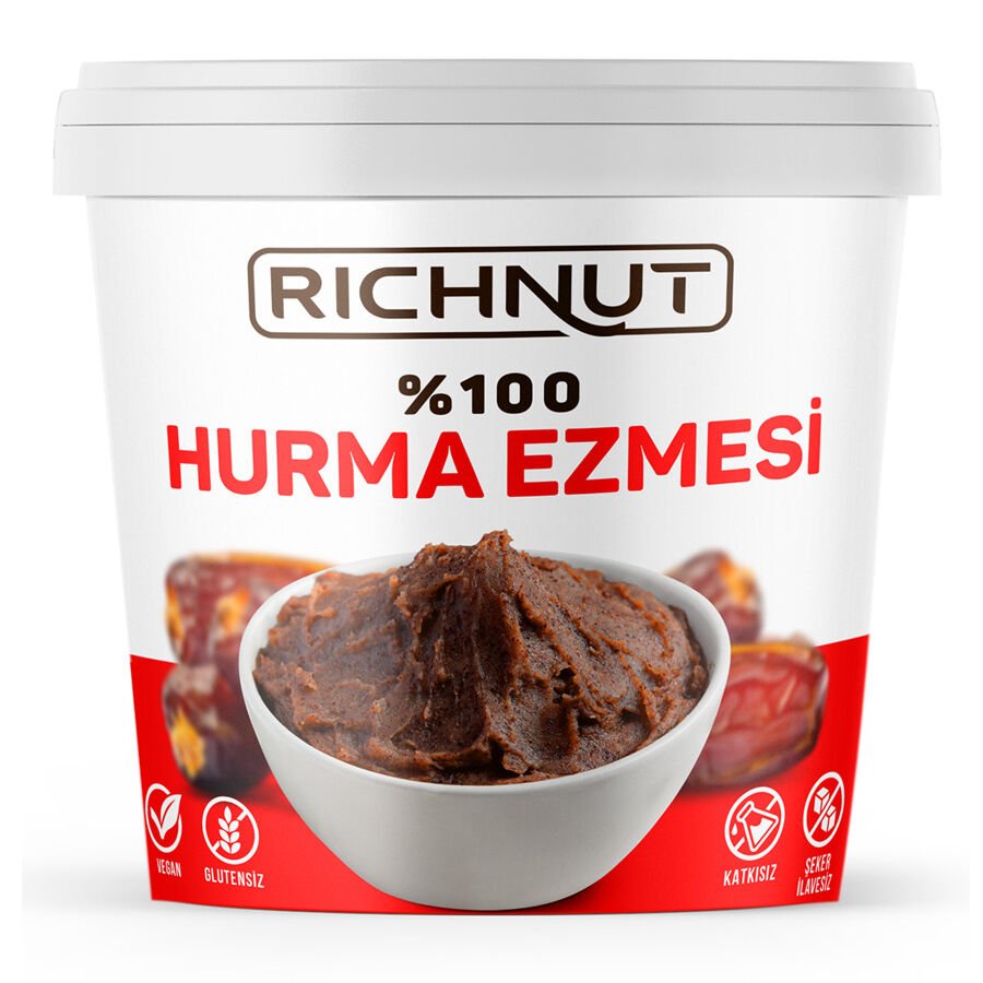 %100 Hurma Püresi 1 Kg - Katkısız Doğal Hurma Ezmesi