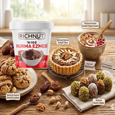 Hurma Ezmesi 1 Kg - Katkısız Doğal %100 Hurma Püresi