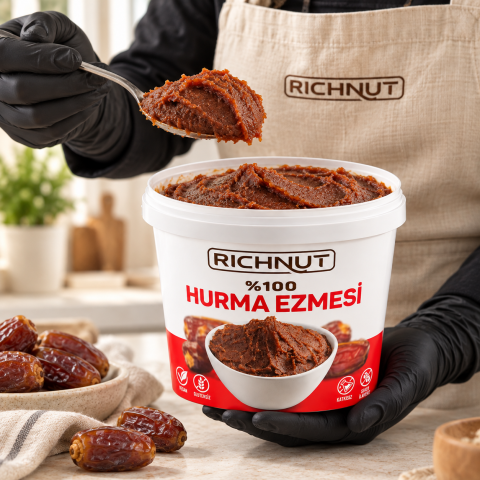 Hurma Ezmesi 1 kg – %100 Hurma Püresi, Şeker İlavesiz, Katkısız