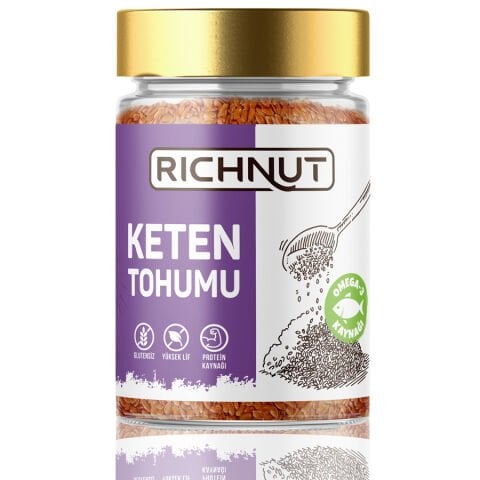 Keten Tohumu 210 g – Tane, Glutensiz