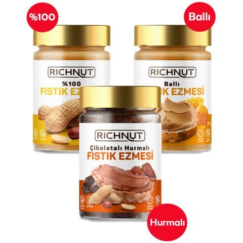 Fıstık Ezmesi 3'lü Paket (3 Adet X 300 gr)