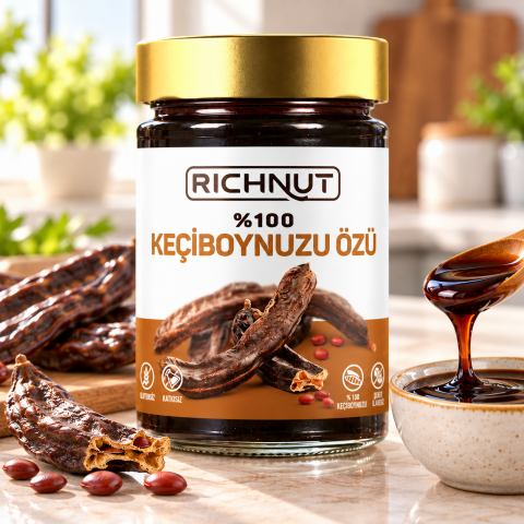 Keçiboynuzu (Harnup) Özü 400 g – %100 Keçiboynuzu, Şeker İlavesiz
