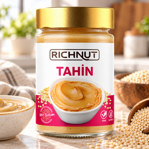 Tahin 300 g – Yerli Susamdan Taze Çekim, Katkısız Doğal Tahin