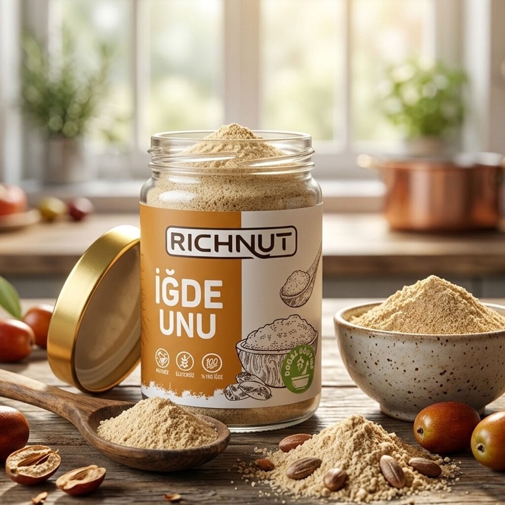 İğde Çekirdeği Unu 120 g – Doğal, Katkısız