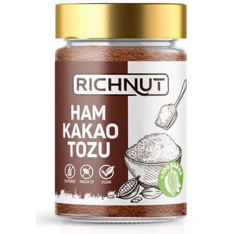 Ham Kakao Tozu 140 g – Naturel, Şeker İlavesiz
