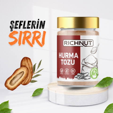 Hurma Şekeri – Hurma Tozu, Katkısız Doğal Tatlandırıcı