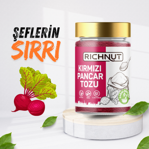 Kırmızı Pancar Tozu - Katkısız Doğal