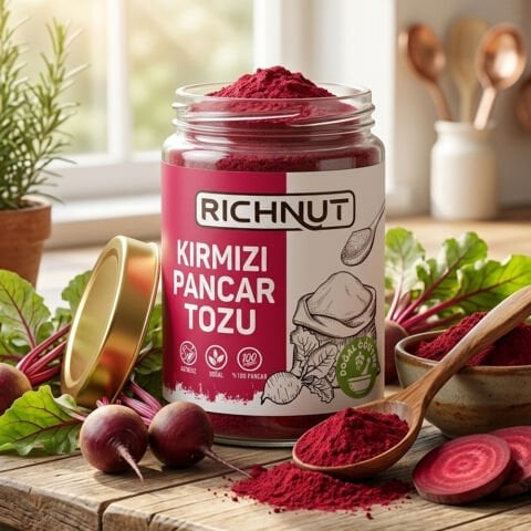 Kırmızı Pancar Tozu - Süper Doğal Besin