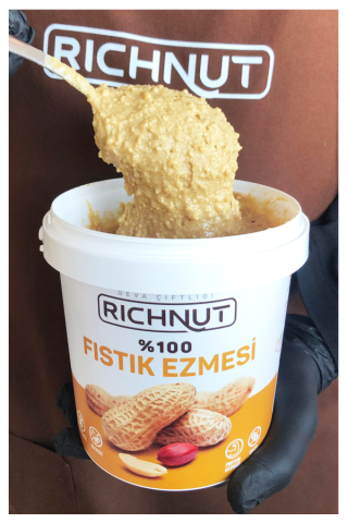 Hurma Ezmesi 1 KG + Sade Fıstık Ezmesi 1 KG