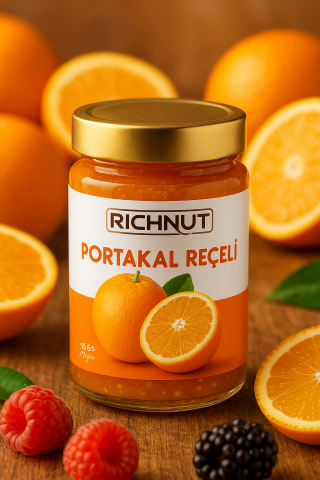Portakal Reçeli (Katkı, Koruyucu, Renklendirici İÇERMEZ)