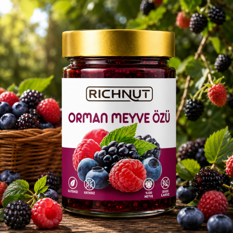 Orman Meyveleri Özü (Katkı, Koruyucu, Renklendirici İÇERMEZ)