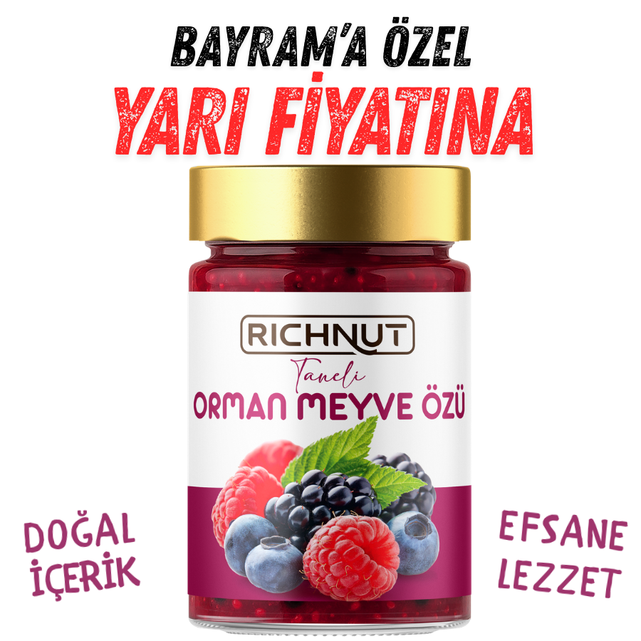 Orman Meyveleri Özü (Katkı, Koruyucu, Renklendirici İÇERMEZ)