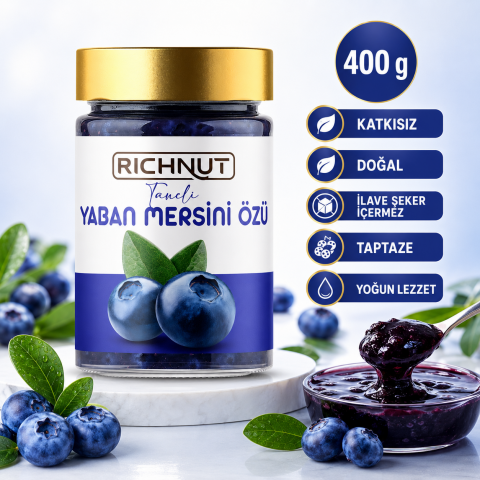 Yaban Mersini Özü (Katkı, Koruyucu, Renklendirici İÇERMEZ)