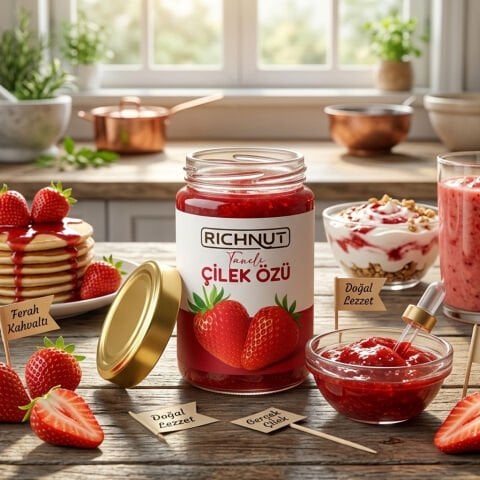 Çilek Özü (Şekersiz, Katkısız ve Doğal)