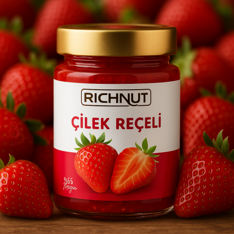 Çilek Reçeli (Katkı, Koruyucu, Renklendirici İÇERMEZ)