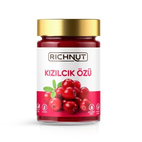 Kızılcık Özü – Katkısız, Koruyucu ve Renklendirici İçermez