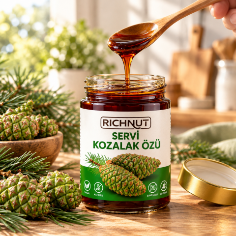 Servi Kozalak Özü – Katkısız, Koruyucu ve Renklendirici İçermez