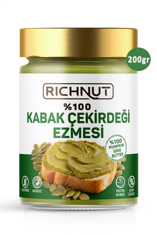 Kabak Çekirdeği Ezmesi (Şekersiz Katkısız Doğal) 200 gr