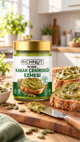 Kabak Çekirdeği Ezmesi (Şekersiz Katkısız Doğal) 200 gr