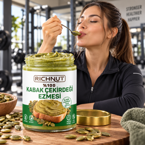 Kabak Çekirdeği Ezmesi (Şekersiz Katkısız Doğal) 200 gr