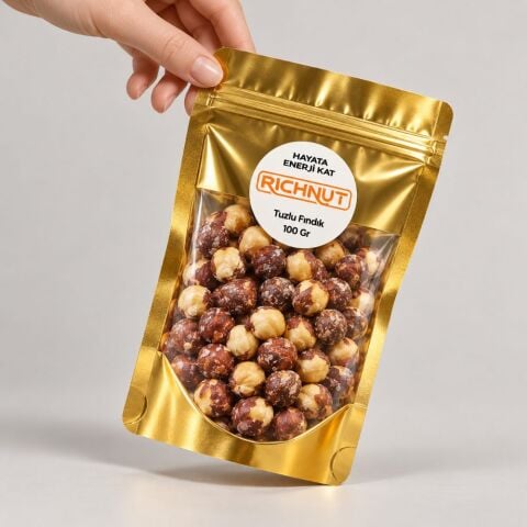 Tuzlu Fındık Taze İri Boy 100 g (Giresun Fındığı)