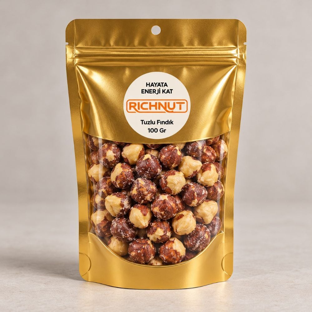 Tuzlu Fındık Taze İri Boy 100 g (Giresun Fındığı)