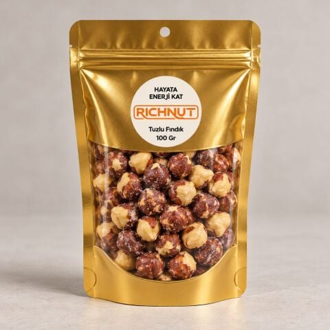 Tuzlu Fındık Taze İri Boy 100 g (Giresun Fındığı)